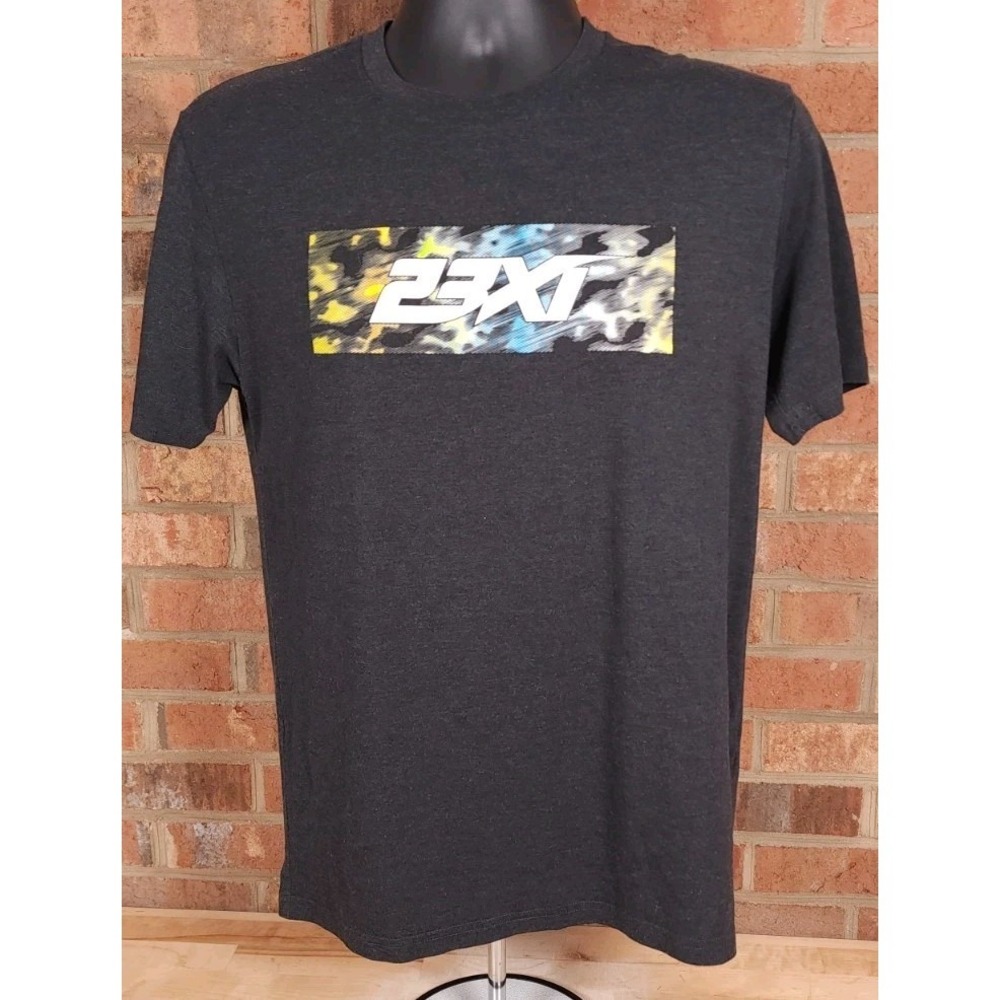 23XI Racing T-shirt Bubba Wallace Tyler Reddick Mens Size Medium Gray